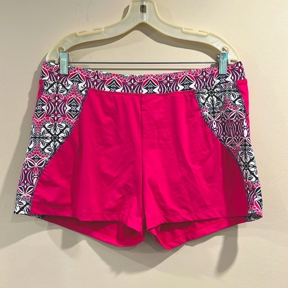 🔥ATHLETA Women's Pink Patterned Shorts🔥 - Picture 1 of 8